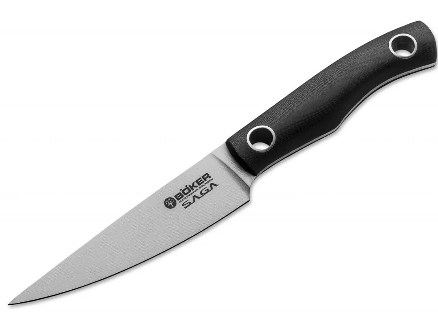 Böker Manufaktur Solingen Saga Spickmesser G10 Satin Schwarz Outlet