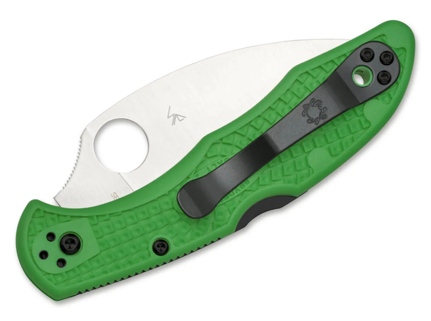 Spyderco Salt 2 Wharncliffe Serrated LC200N Green Grün Clearance