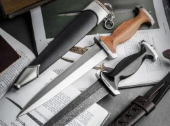 Böker Manufaktur Solingen Schweizer Dolch Braun