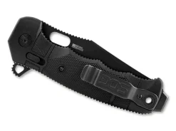 SOG SEAL XR Serrated USA Made Schwarz Discount