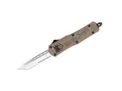 CobraTec Small FS-3 We The People Tanto Serrated Braun Clearance