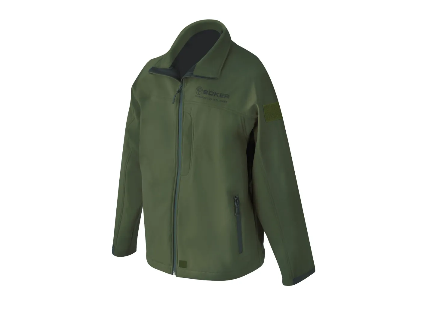 Böker Manufaktur Solingen Softshell-Jacke XXL Oliv