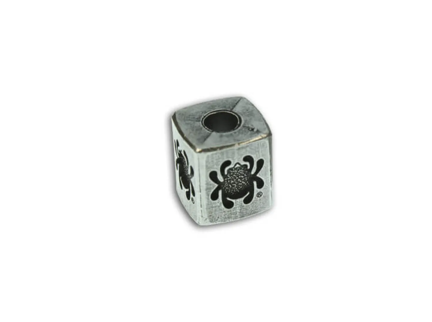 Spyderco Square Bead Pewter Grau Clearance