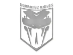 CobraTec Sticker Silver Silber New