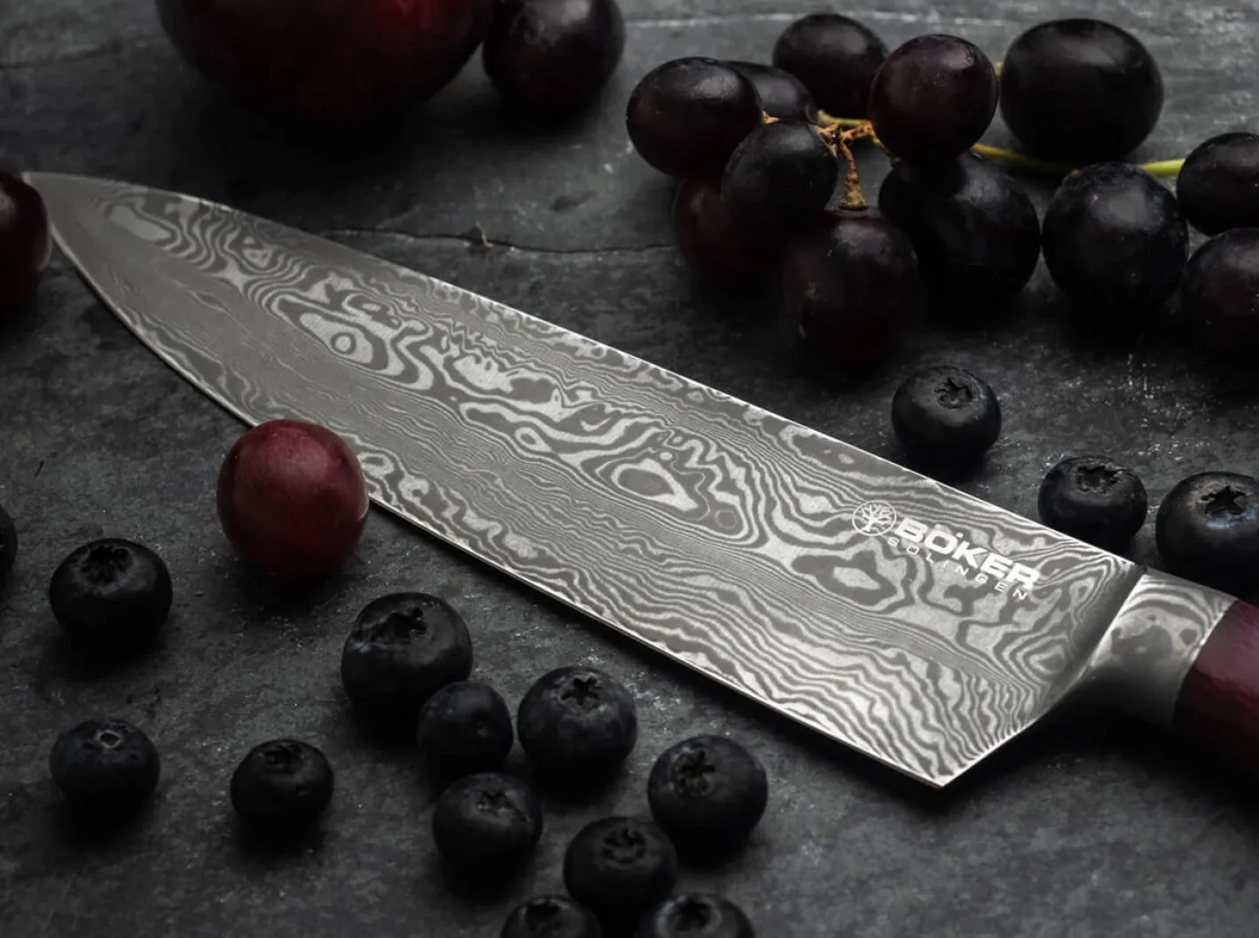 Böker Manufaktur Solingen Supernova Damast Chefmesser Mehrfarbig Discount