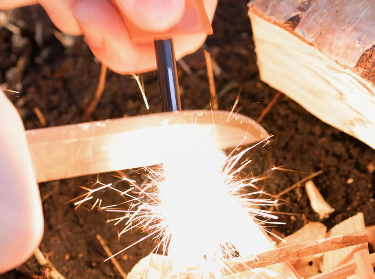 Light My Fire Swedish FireKnife Bio 2in1 Rusty Orange New