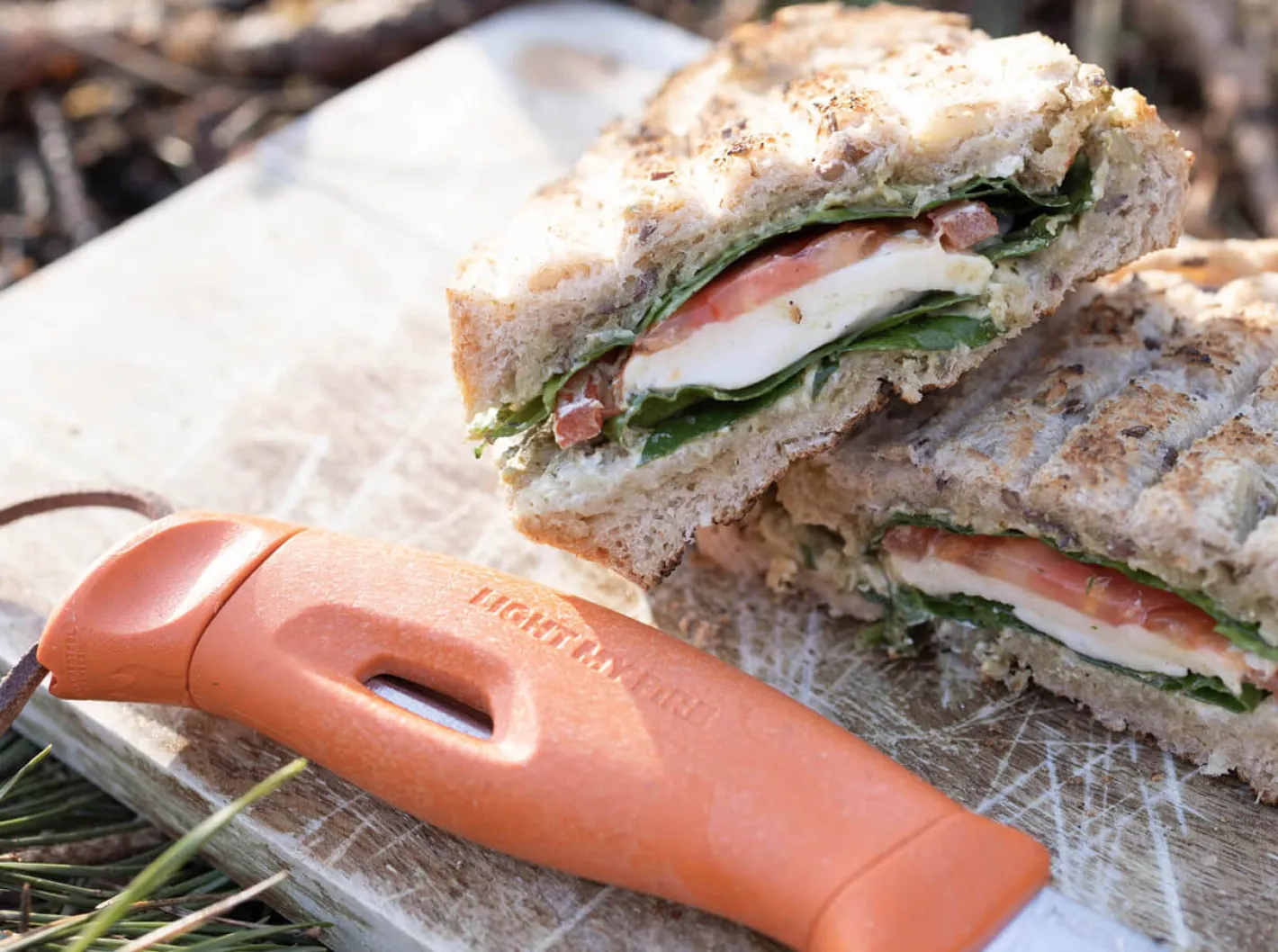 Light My Fire Swedish FireKnife Bio 2in1 Rusty Orange New