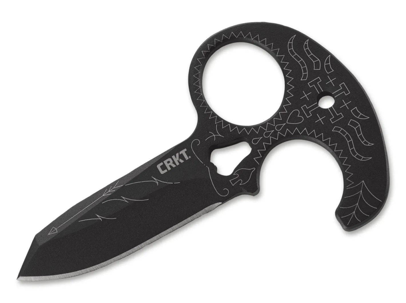 CRKT Tecpatl Schwarz