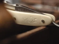 Böker Manufaktur Solingen The Historical Barber Weiß New