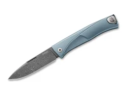 LionSteel Thrill Damascus Blue Blau Outlet