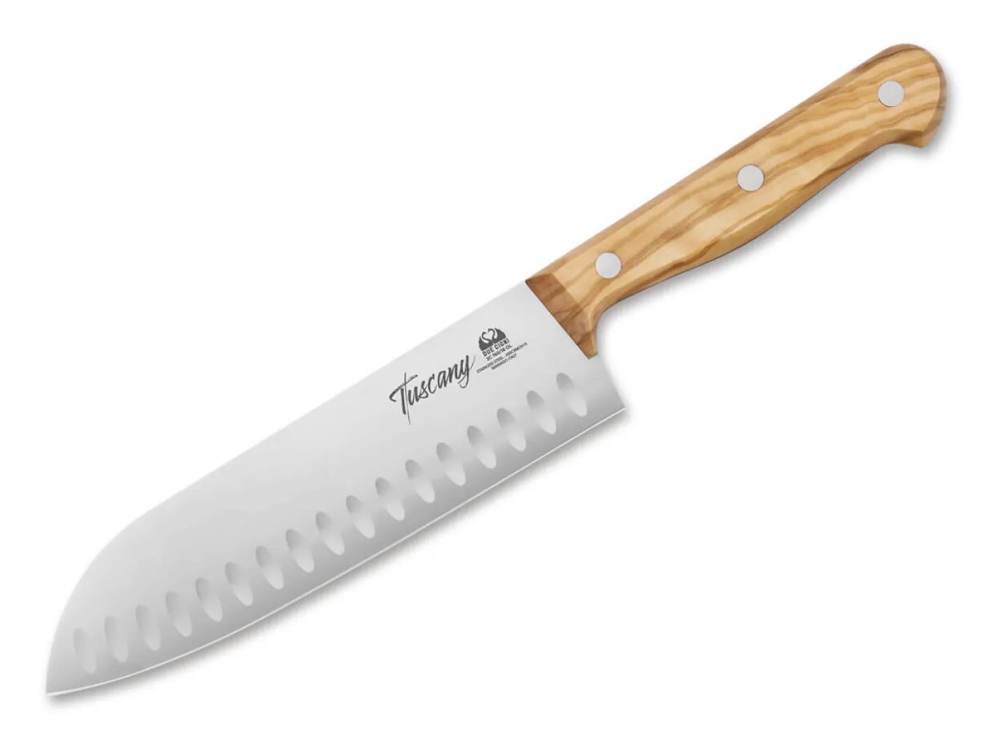 Due Cigni Tuscany Santoku Olive Braun Best