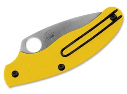 Spyderco UK Penknife Salt Serrated Yellow Gelb Outlet