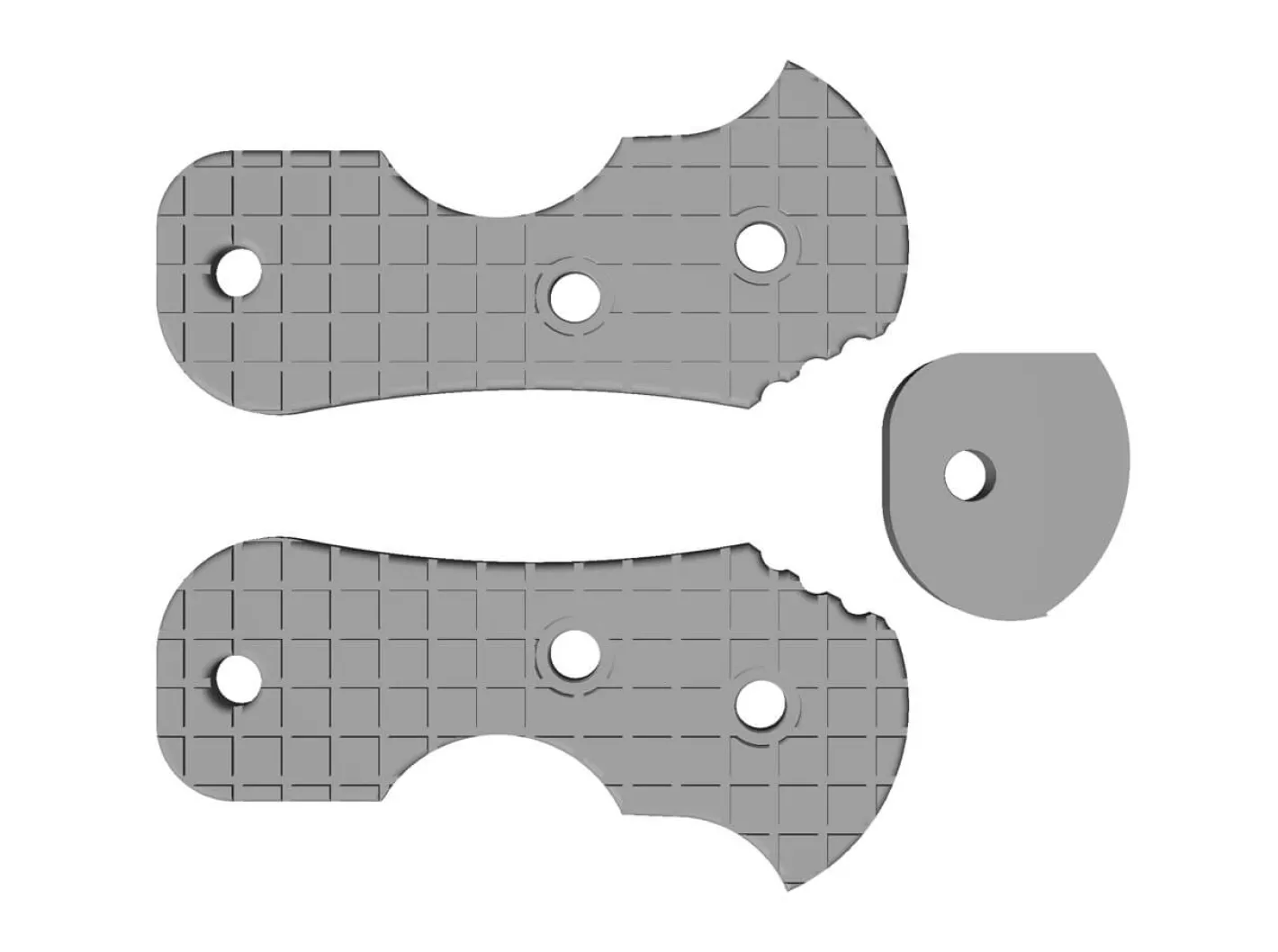 Böker Plus Urd 2.0 Dreifingergriff 3D-Modell Clearance