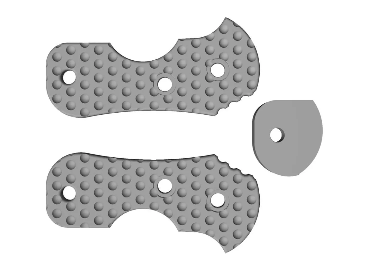 Böker Plus Urd 2.0 Dreifingergriff 3D-Modell Clearance