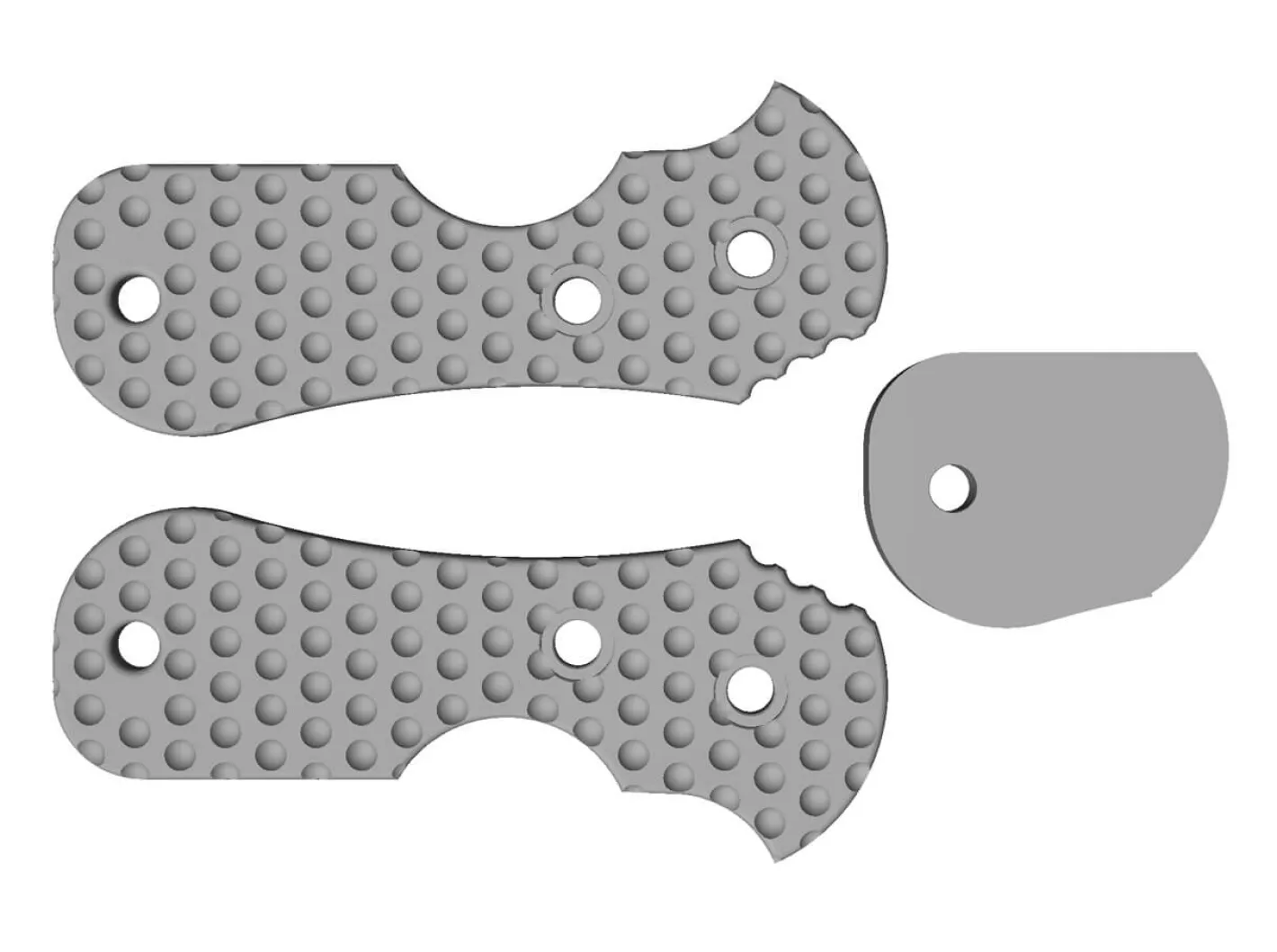 Böker Plus Urd 2.0 Vierfingergriff 3D-Modell Hot