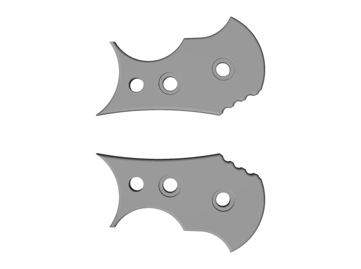 Böker Plus Urd 2.0 Zweifingergriff 3D-Modell Hot