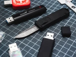 Böker Plus USB OTF Schwarz Clearance