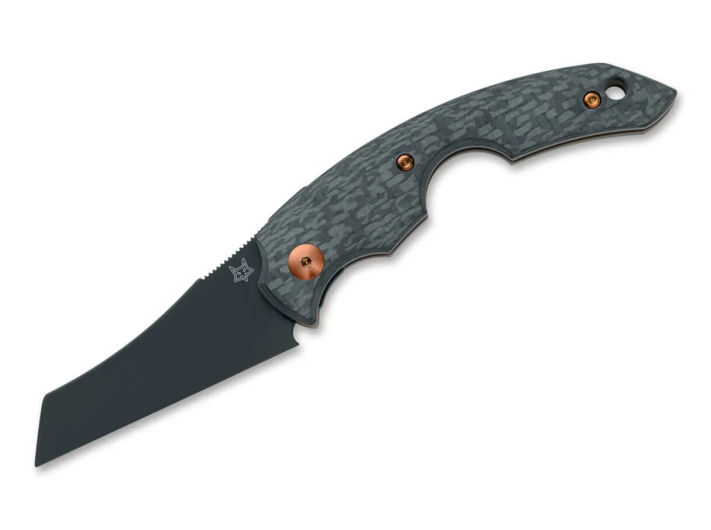 Fox Knives Virtus 3K Twill CF Schwarz Clearance