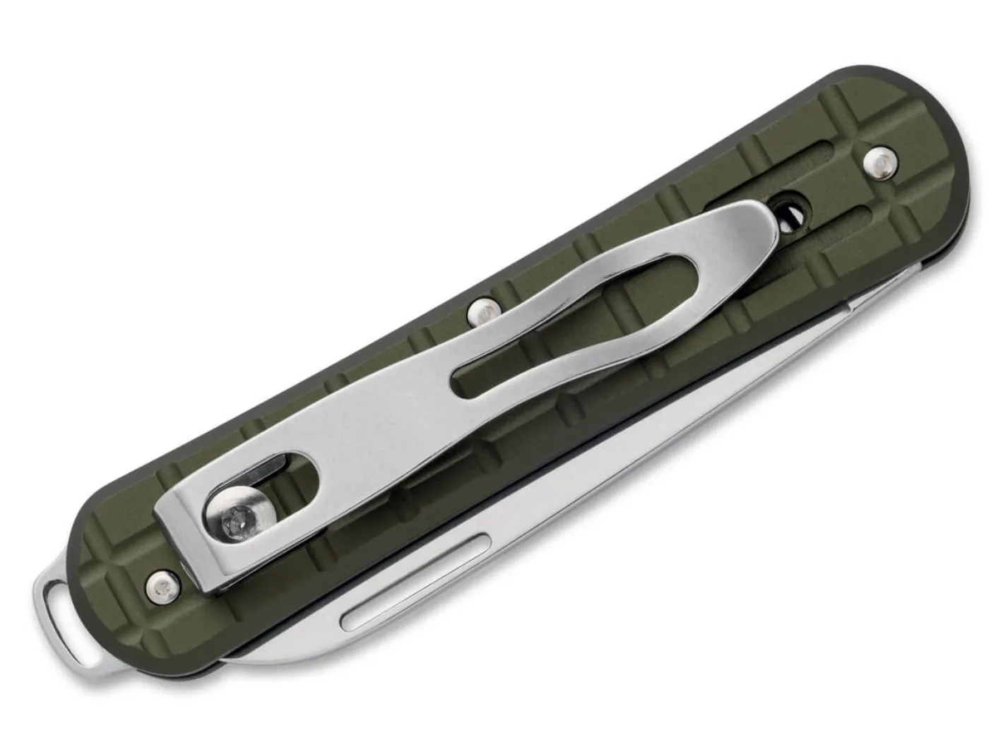 Fox Knives Vulpis 130 Grenade Pattern Aluminum Military Green Grün Clearance