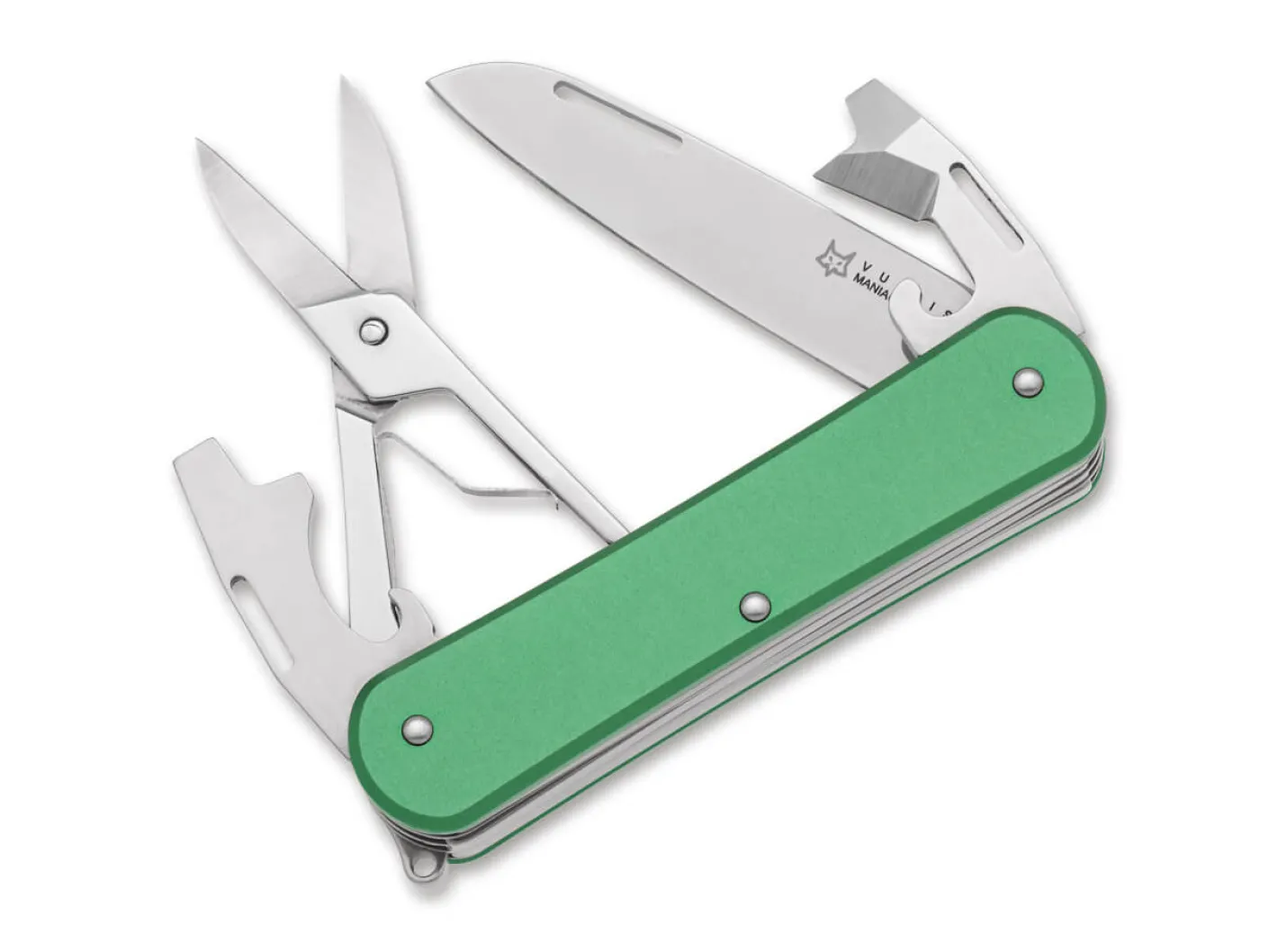 Fox Knives Vulpis 130-F4 Aluminum OD Green Grün Hot