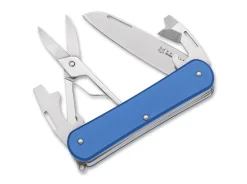 Fox Knives Vulpis 130-F4 Aluminum Sky Blue Blau Hot