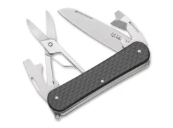 Fox Knives Vulpis 130-F4 CF Schwarz Clearance