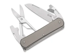 Fox Knives Vulpis 130-F4 TI Grau New