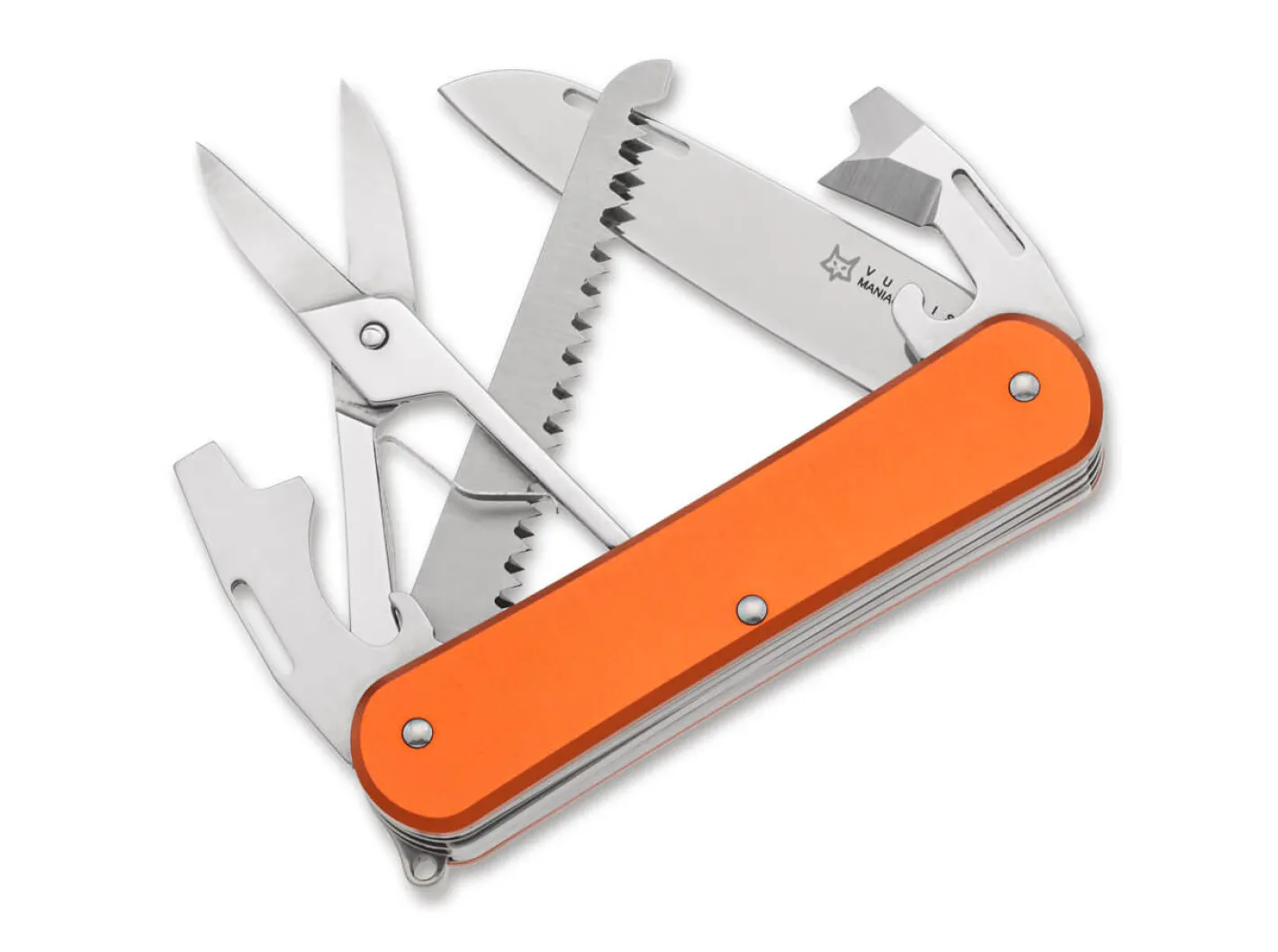 Fox Knives Vulpis 130-SF5 Aluminum Orange Best