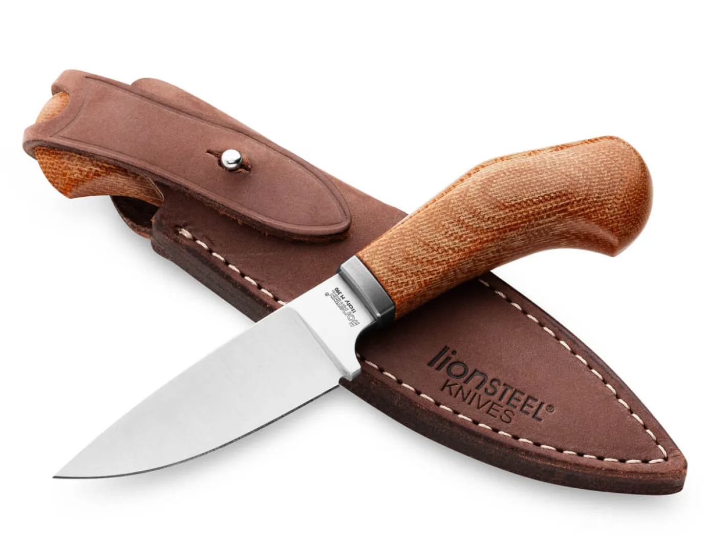 LionSteel Willy Micarta Natural Braun Discount